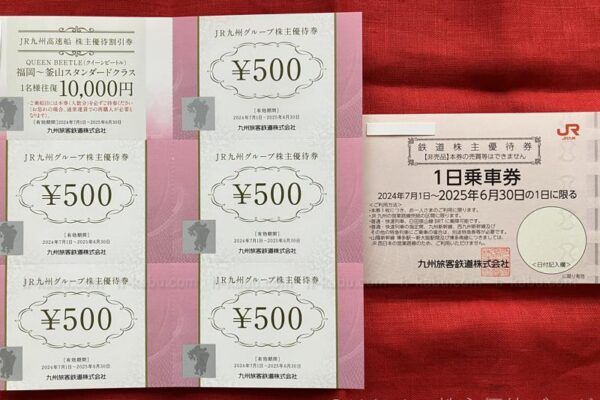 JR九州旅客鉄道株主優待券