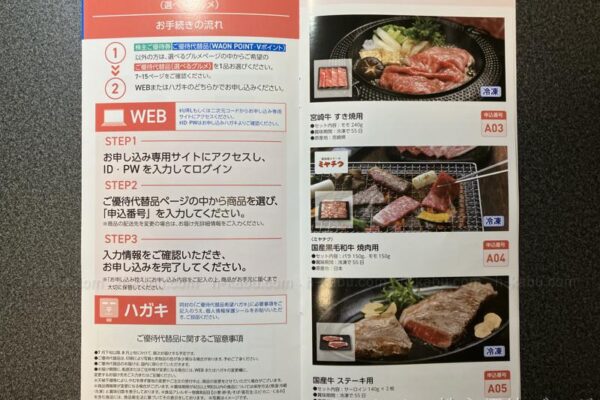 ウエルシアホールディングス株主優待品